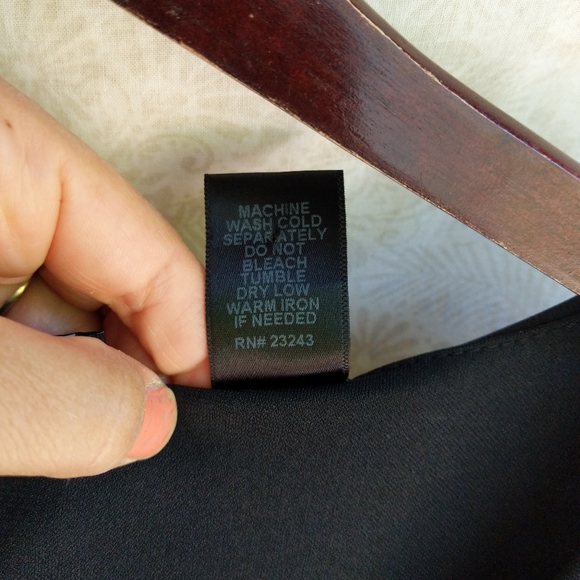 BCBG Paris Black Ruffle Neck Dress - Picture 4 of 4